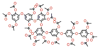 Trihydroxyheptaphlorethol A octadecaacetate